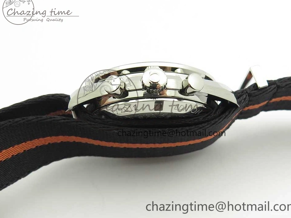 0325 Speedmaster Speedy Tuesday 2 ‘Ultraman’ OMF Best Edition on Nato Strap Manual Winding Chrono Movement Trendy 7991